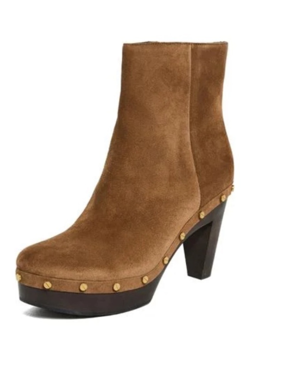 NEW Veronica Beard Gavi Suede Ankle Boots Booties Light Brown Tan Camel Size 9.5